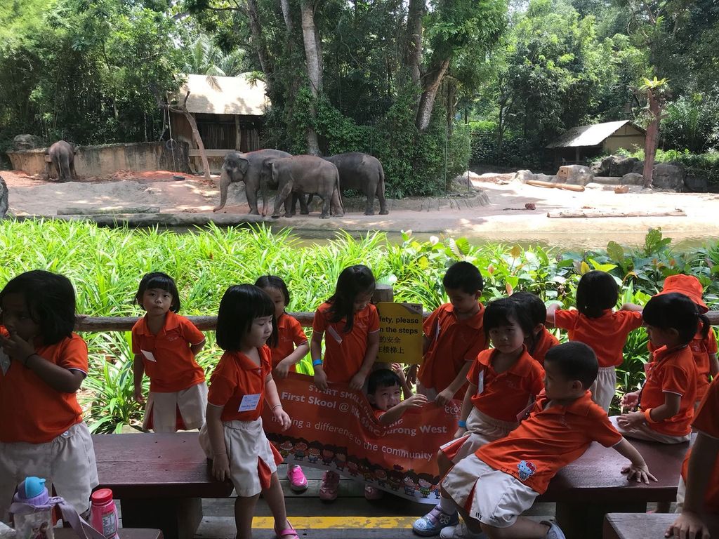 Field Trip to Singapore Zoo: Elephants of Asia Show — photo 19