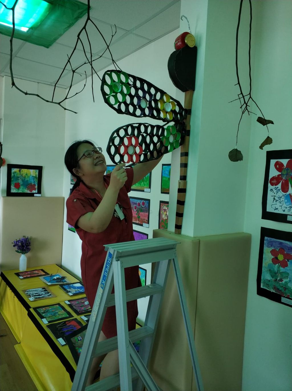 Preparations for the Upside Down Garden Exhibition on 17/08/2018 — photo 9
