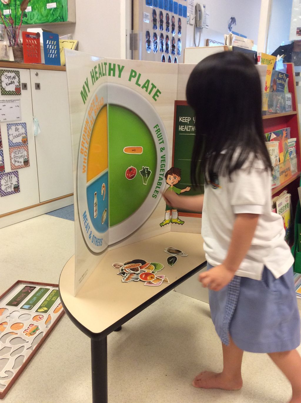 Learning Vision @ Kent Ridge : Creating the Healthy Plate Placemat — photo 2