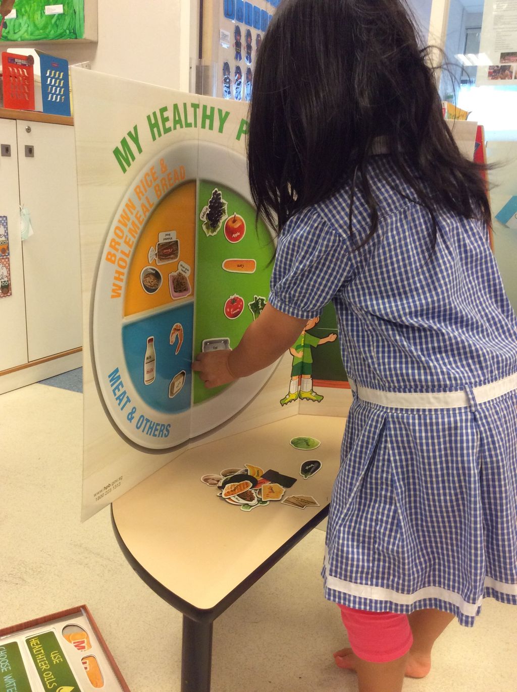 Learning Vision @ Kent Ridge : Creating the Healthy Plate Placemat — photo 3