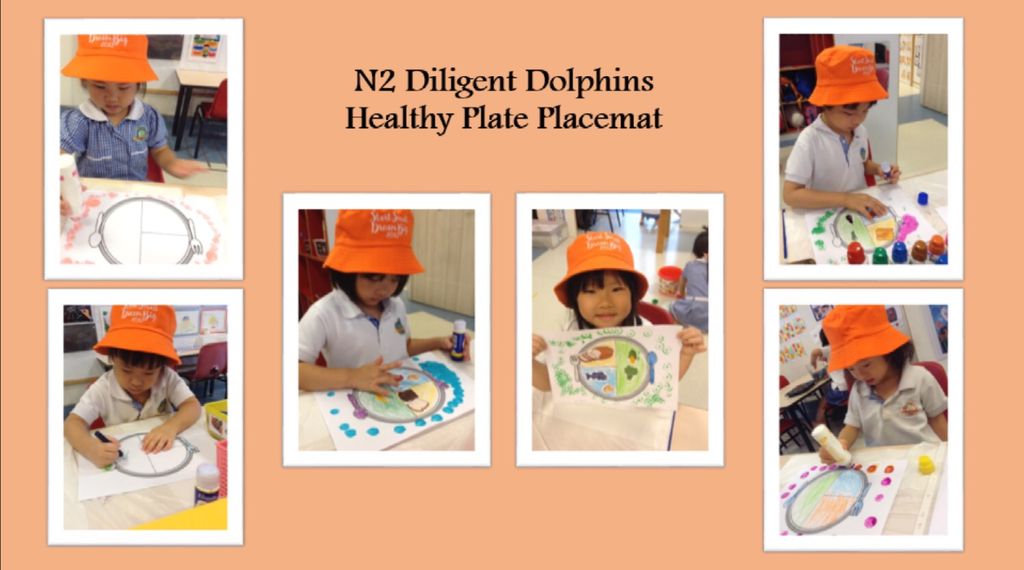 Learning Vision @ Kent Ridge : Creating the Healthy Plate Placemat — photo 1