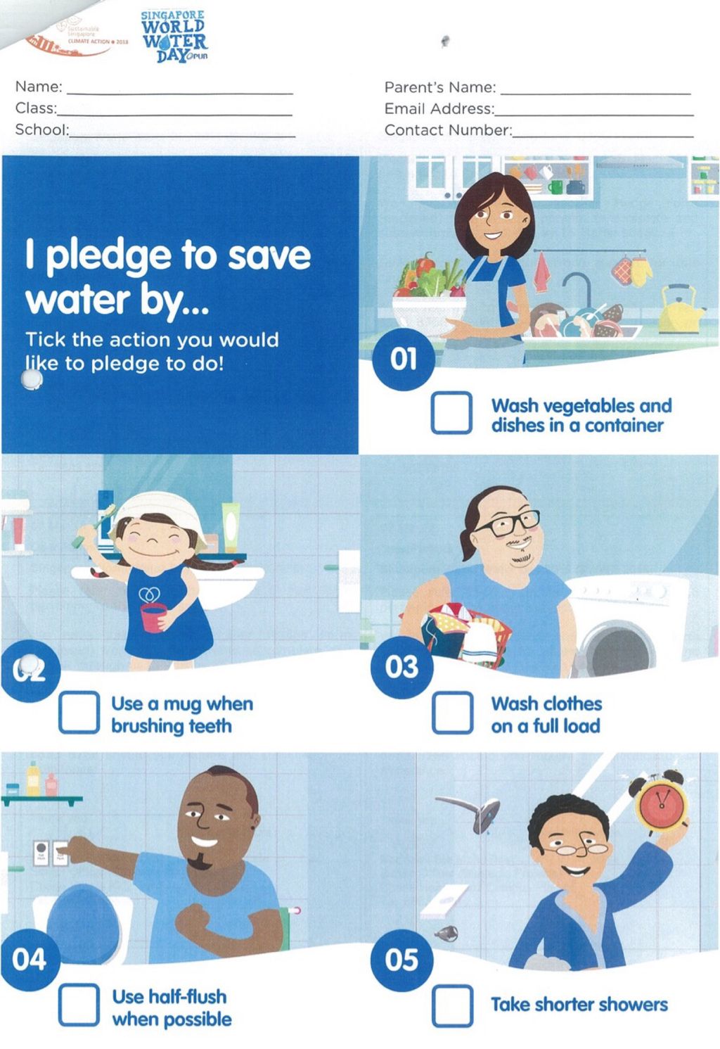 Cherie Hearts Kidz Campus @Pasir Ris Elias Mall - Event : “Singapore World Water Day 2018 (SWWD 2018)” in March 2018 — photo 1