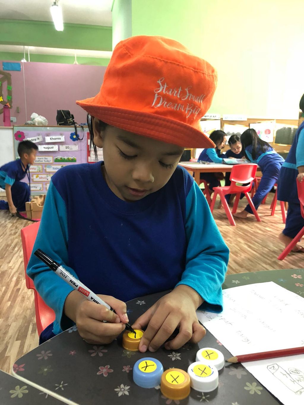 Preparation for Sporty T.R.A.S.H.formers Carnival