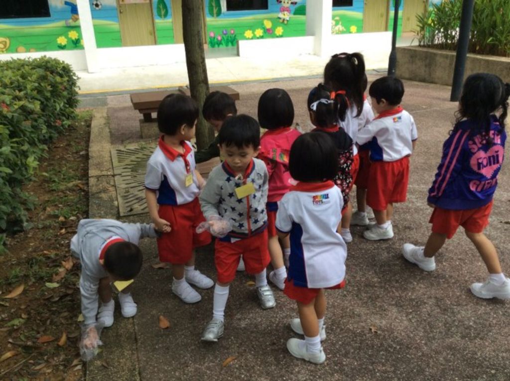 Nursery Children in Action