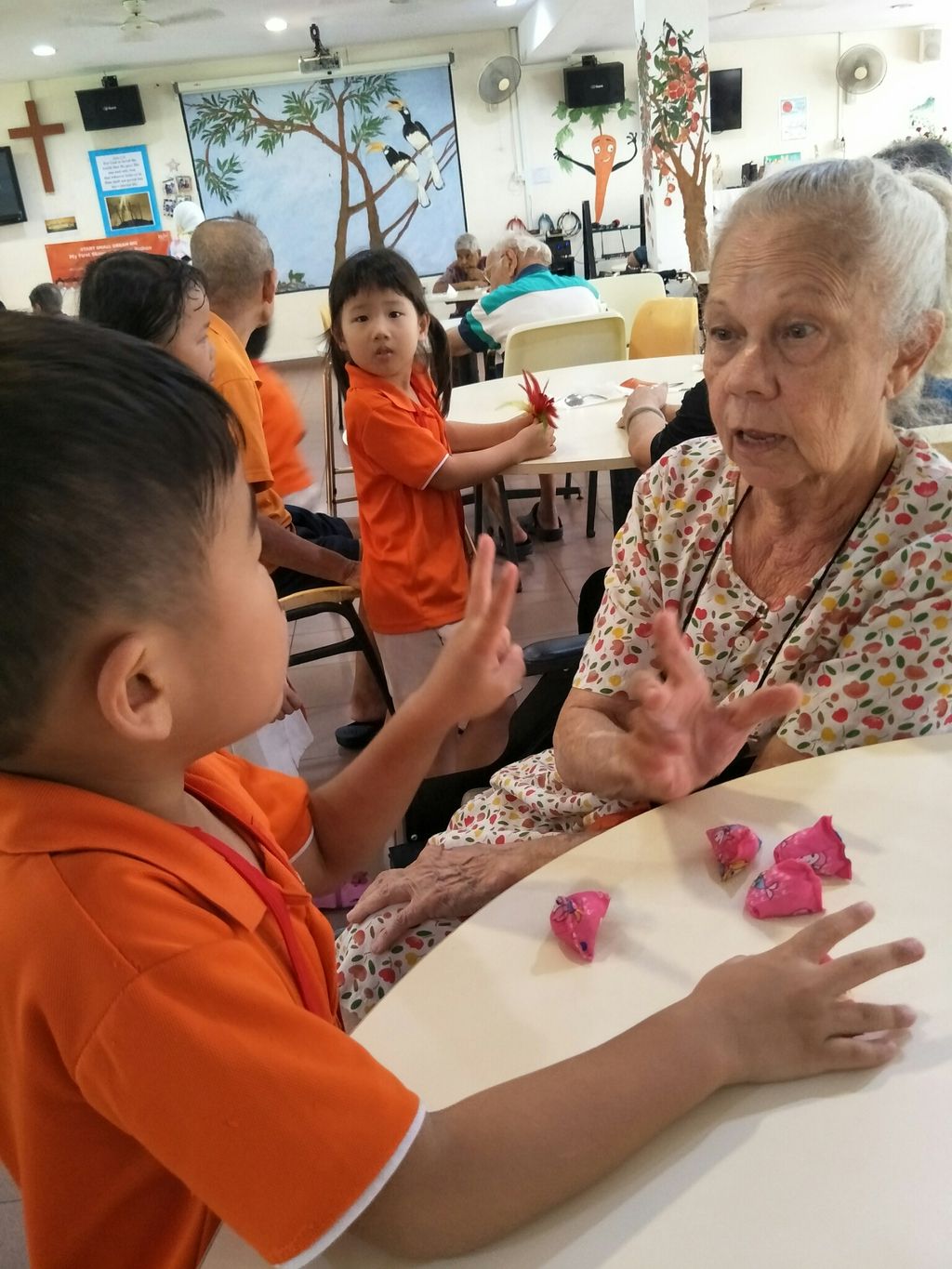 Having Fun at St John's Home for the Elderly People
