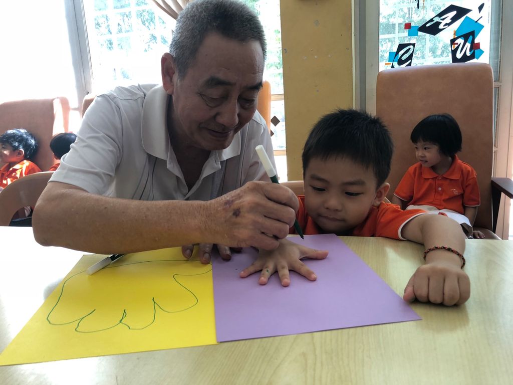 My First Skool - 487 Segar Rd SSDB The Younger Ones Engaging the Elderly at Bo Tien Day Care for the Elderly with Activities — photo 2