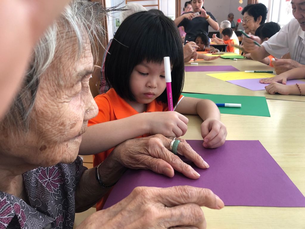 My First Skool - 487 Segar Rd SSDB The Younger Ones Engaging the Elderly at Bo Tien Day Care for the Elderly with Activities — photo 4