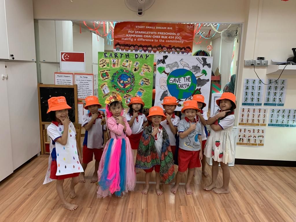SSDB launch at PCF Preschool @ Kampong Chai Chee BLK 424 - Earth Day Celebration — photo 1