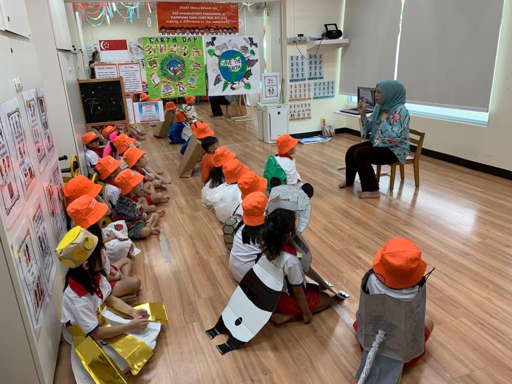 SSDB launch at PCF Preschool @ Kampong Chai Chee BLK 424 - Earth Day Celebration — photo 2