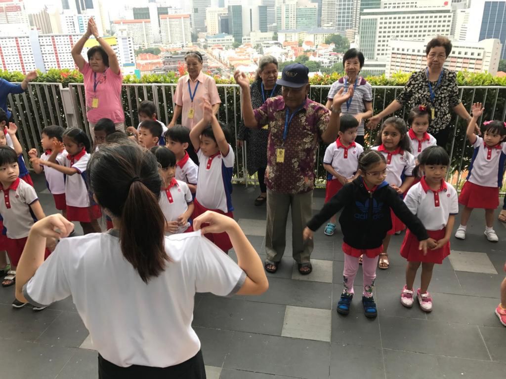 Pcf Sparkletots Preschool @ Tanjong Pagar and Kreta Ayer: SSDB Launch Care for Elderly Love Endlessly — photo 2