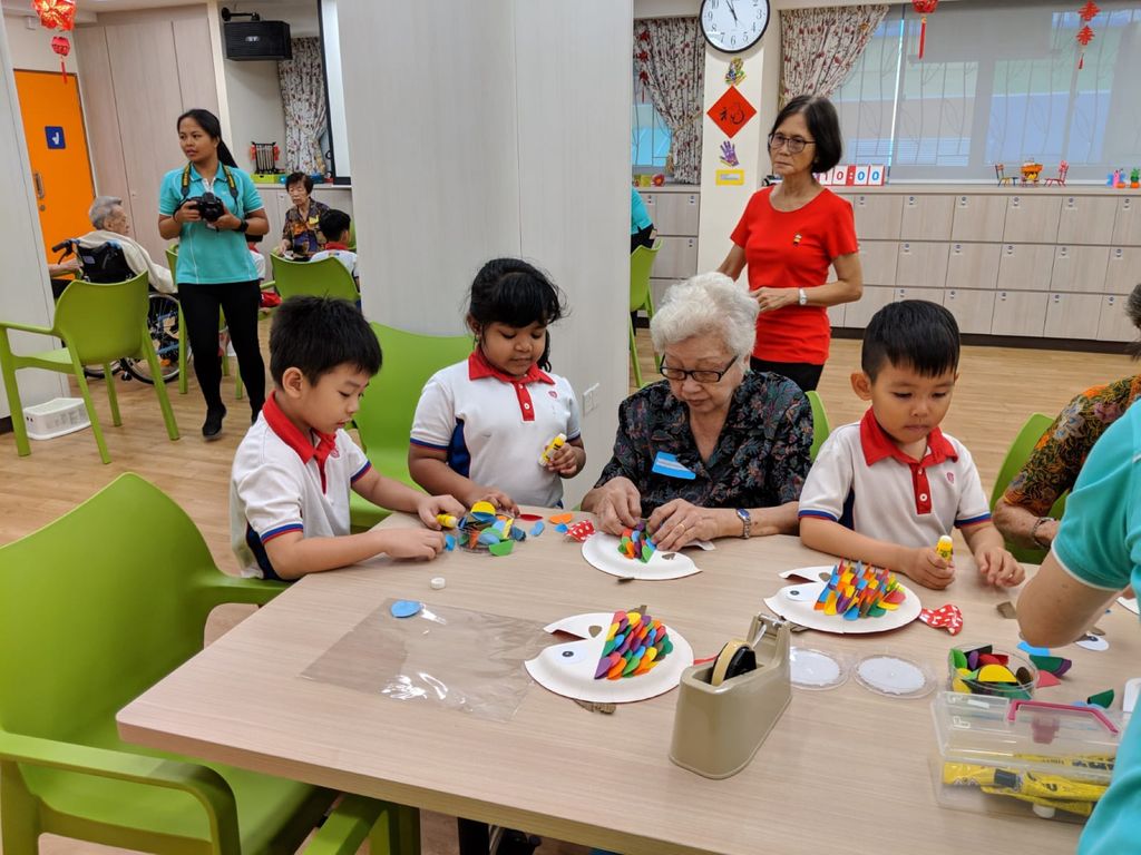 Pcf Sparkletots Preschool @ Tanjong Pagar and Kreta Ayer: SSDB Launch Care for Elderly Love Endlessly — photo 1
