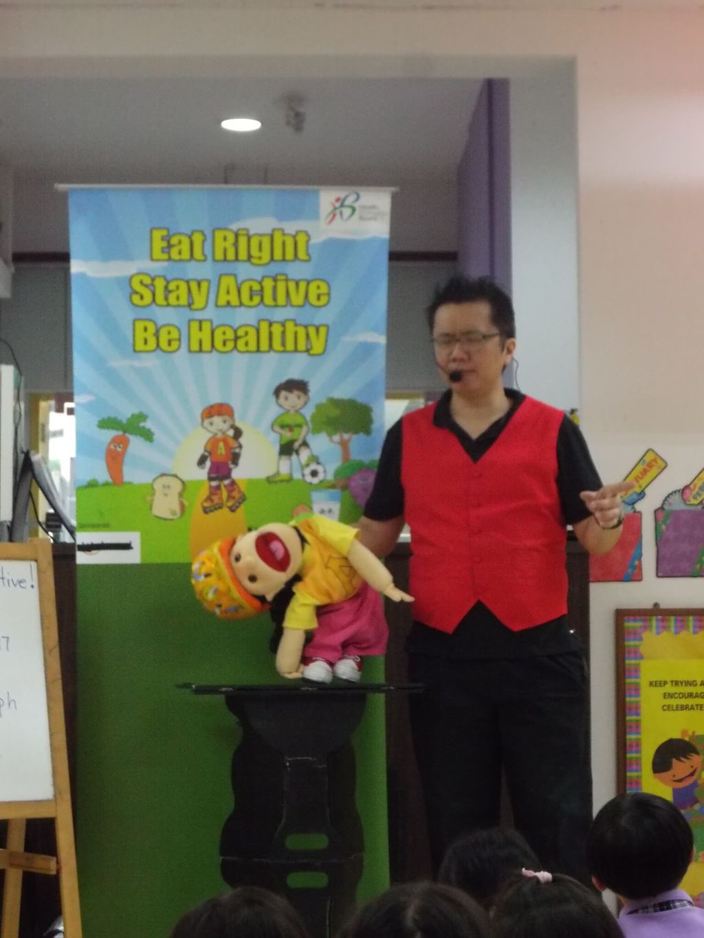 Eat Right! Stay Healthy! Be Active! Puppet Show (14 March 2017) — photo 2