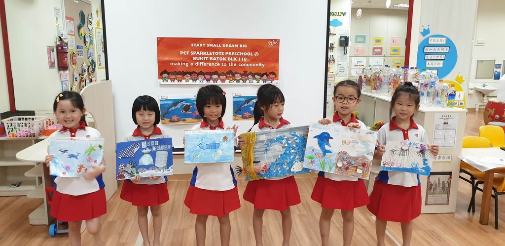 Let's Make Our Marine Animals Happy - PCF SPARKLETOTS PRESCHOOL @ Bukit Batok 118
