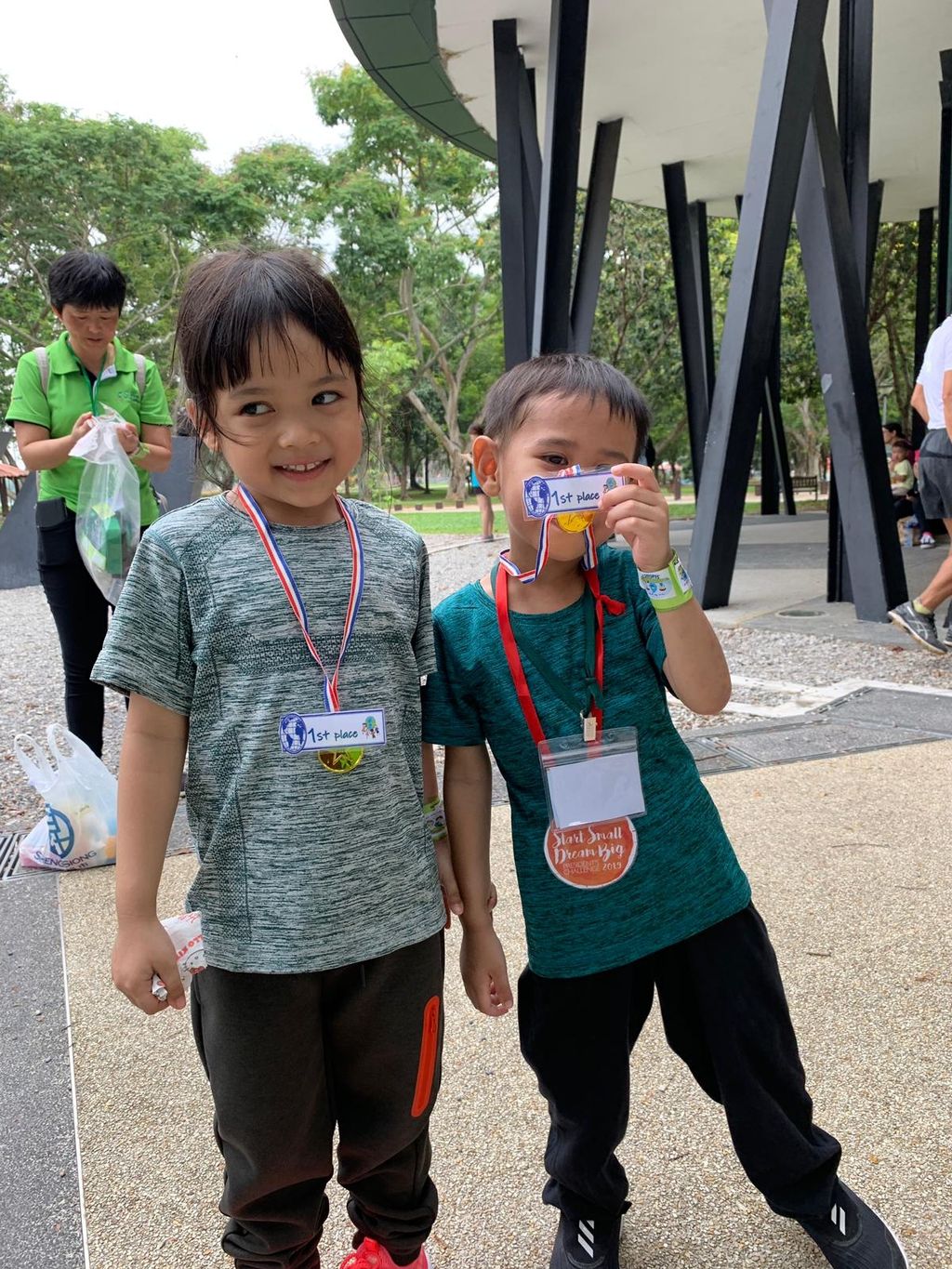"CHAMPIONS" SSBB LAUNCH during the Earth Day Fun Run ( My First Skool Pasir Ris 2 Blk 234/487) — photo 9