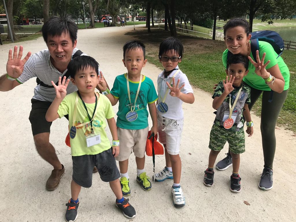 "CHAMPIONS" SSBB LAUNCH during the Earth Day Fun Run ( My First Skool Pasir Ris 2 Blk 234/487) — photo 10