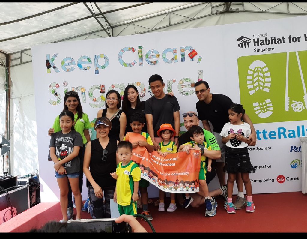 Pariposa Preschool Community Involvement Programs - Keep Clean, Singapore Beach Clean Up 2019 and LitteRally event — photo 1