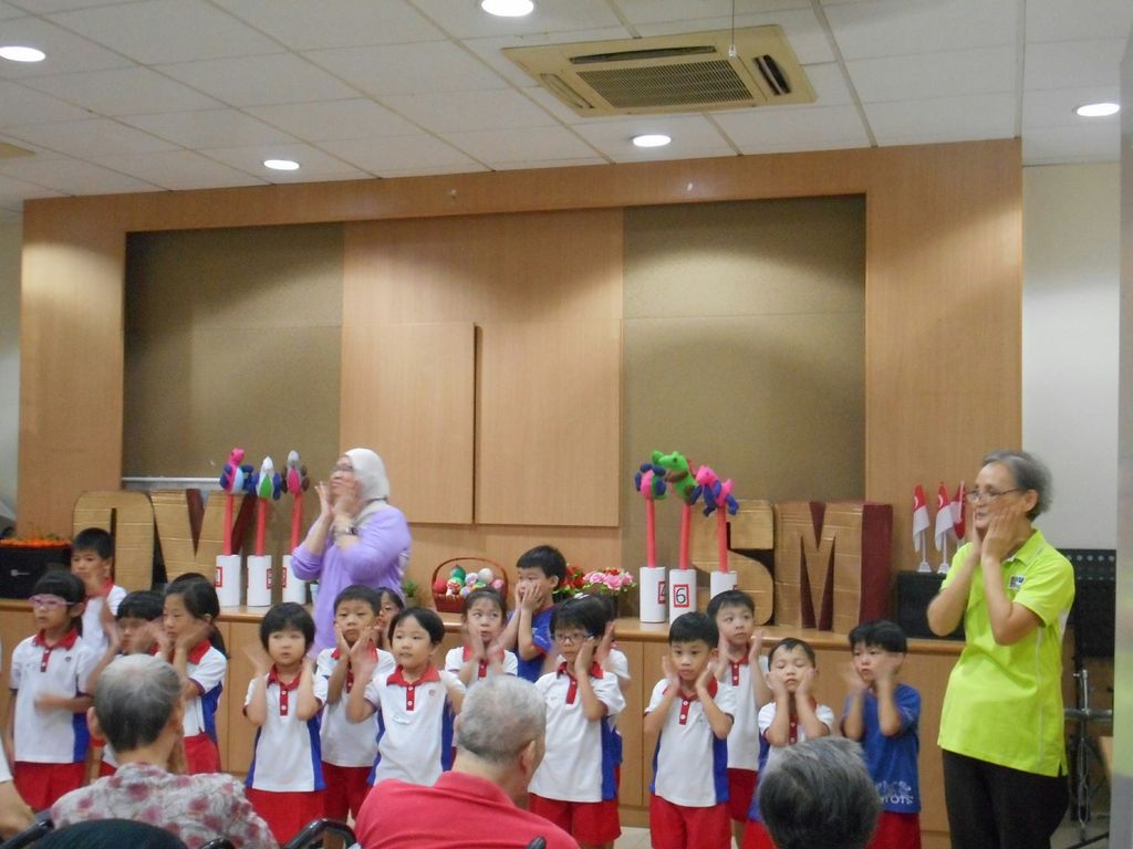 Start Small Dream Big PCF Sparkletots Preschool@Tampines Changkat Blk112 2nd Phase : Visit to Orange Valley Nursing Home @Simei — photo 2
