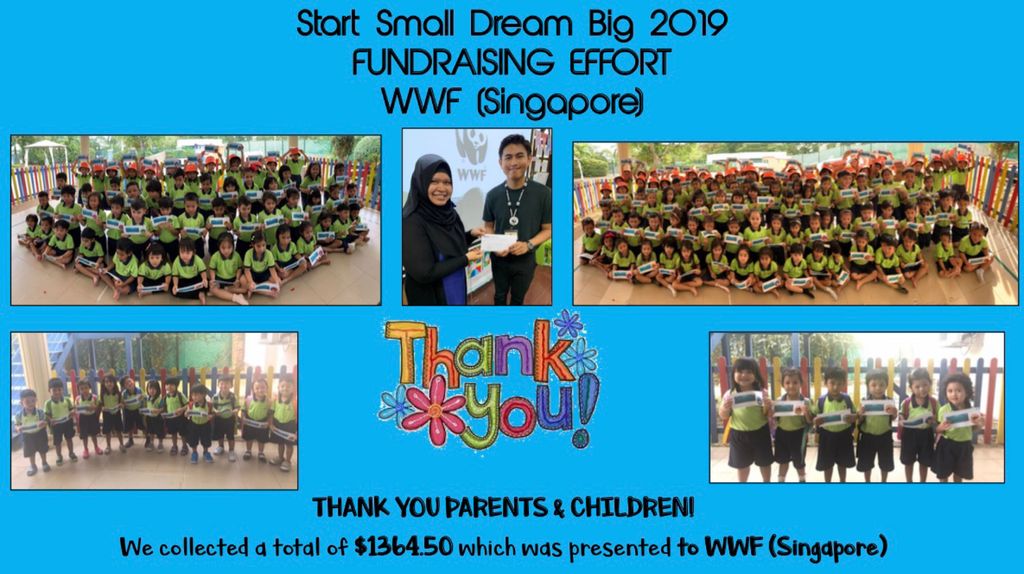 Kidz Meadow Kindergarten- Fundraising for WWF Singapore