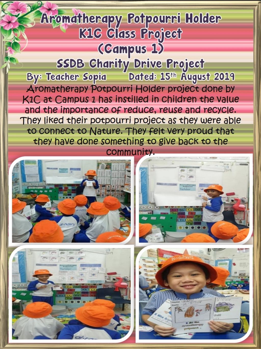 Aromatherapy Potpourri Holder-K1C (Campus 1) Charity Drive Project