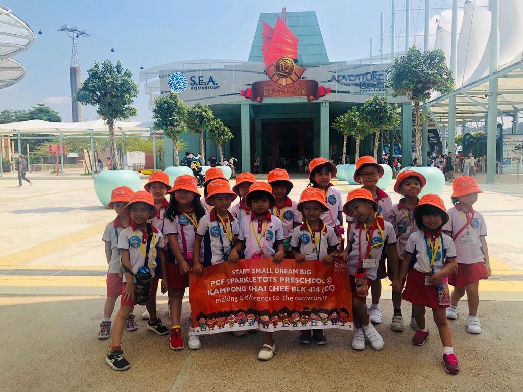 PCF Sparkletots Preschool @ Kampong Chai Chee BLK 424 visit the S.E.A Aquarium. — photo 1