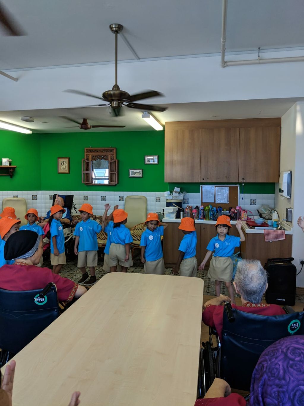 National Day Celebration with Residents from NTUC Health Nursing Home (Jurong West) - MOE Kindergarten@Westwood — photo 1