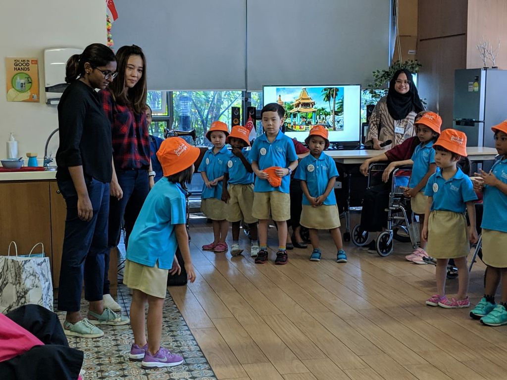 National Day Celebration with Residents from NTUC Health Nursing Home (Jurong West) - MOE Kindergarten@Westwood — photo 1