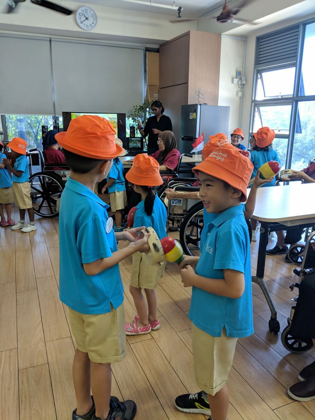 National Day Celebration with Residents from NTUC Health Nursing Home (Jurong West) - MOE Kindergarten@Westwood — photo 2