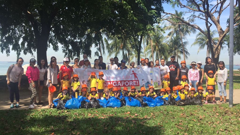 Sunflower Preschool @ Frankel , Three Generation Bonding and Beach Clean up.