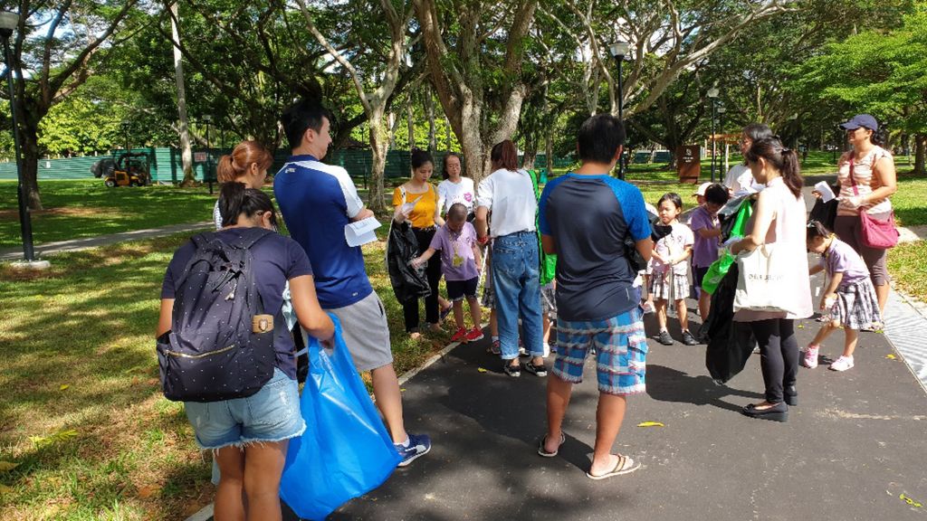 Cherie Hearts Kidz Campus @ Pasir Ris Elias Mall Event : “Keep Clean, Singapore” on 28 May 2019 (Tuesday) Pasir Ris Park (Area 3) Clean Up! — photo 1
