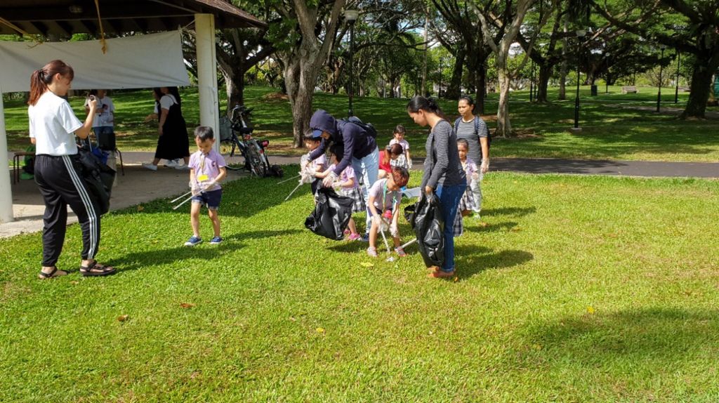 Cherie Hearts Kidz Campus @ Pasir Ris Elias Mall Event : “Keep Clean, Singapore” on 28 May 2019 (Tuesday) Pasir Ris Park (Area 3) Clean Up! — photo 1