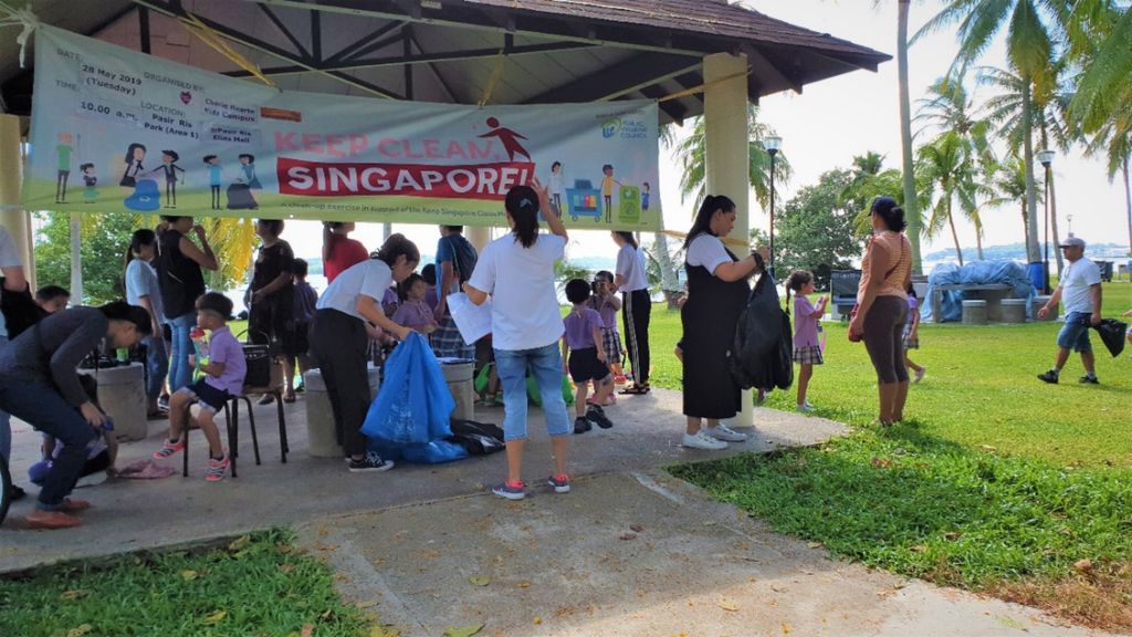 Cherie Hearts Kidz Campus @ Pasir Ris Elias Mall Event : “Keep Clean, Singapore” on 28 May 2019 (Tuesday) Pasir Ris Park (Area 3) Clean Up! — photo 2