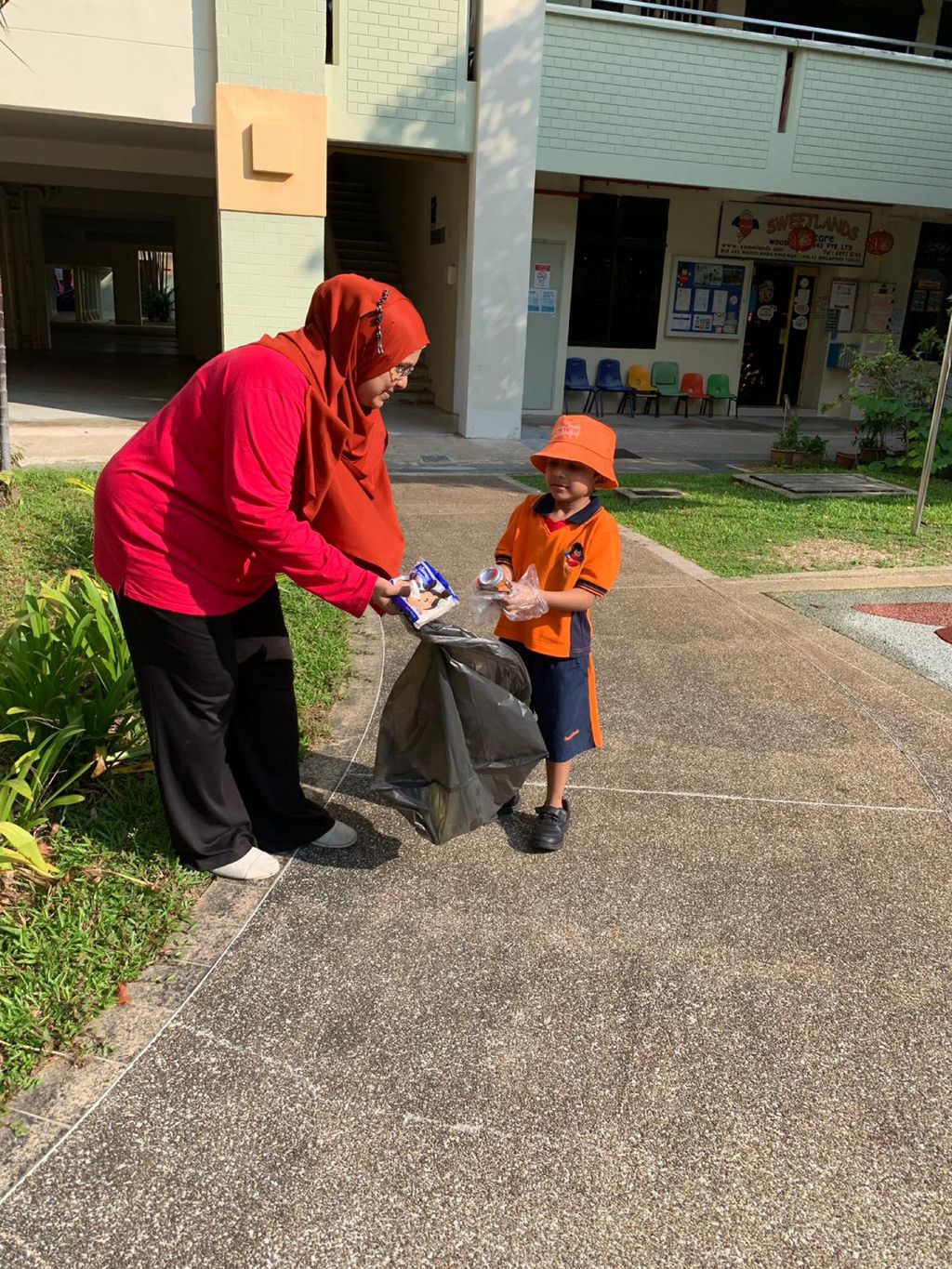 Sweetlands Childcare @ 643 Woodlands - Helping to keep the environment clean — photo 2