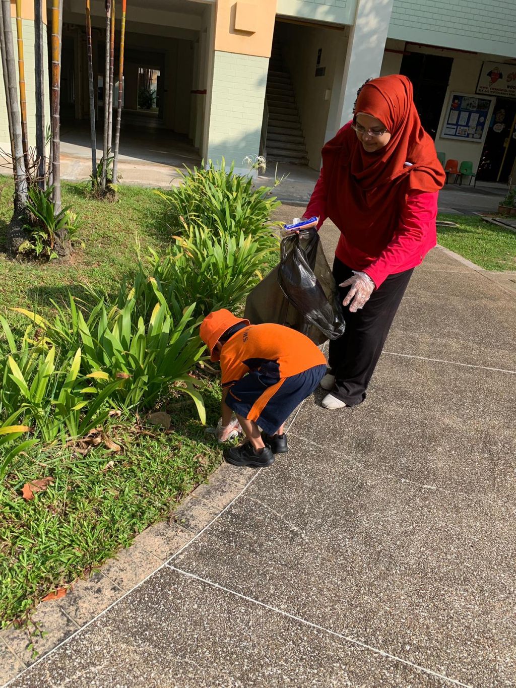 Sweetlands Childcare @ 643 Woodlands - Helping to keep the environment clean — photo 3