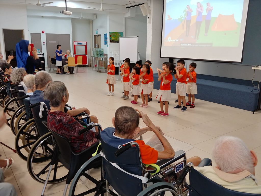 Bonding with residents at St Andrew's Nursing Home (Buangkok) — photo 3