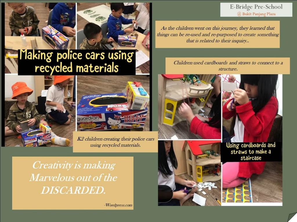 “Upcycling for the Better Future.” @ E- Bridge Preschool- Bukit Panjang Plaza — photo 8