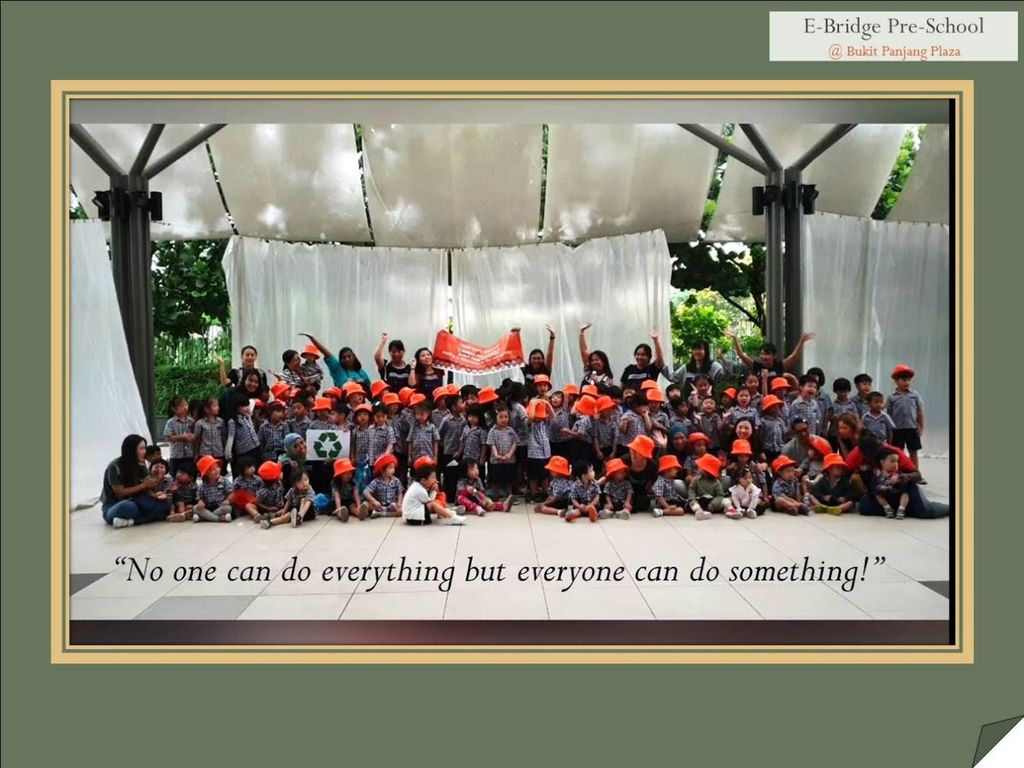“Upcycling for the Better Future.” @ E- Bridge Preschool- Bukit Panjang Plaza — photo 9