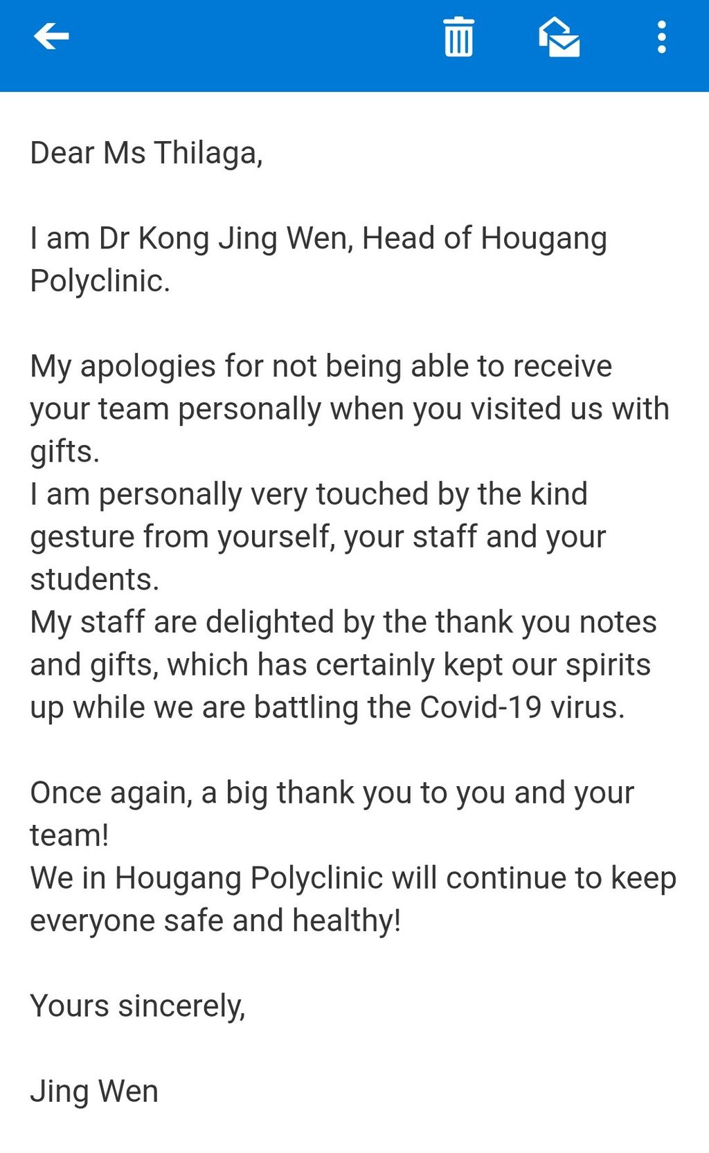 Appreciation for our frontline heroes. — photo 1
