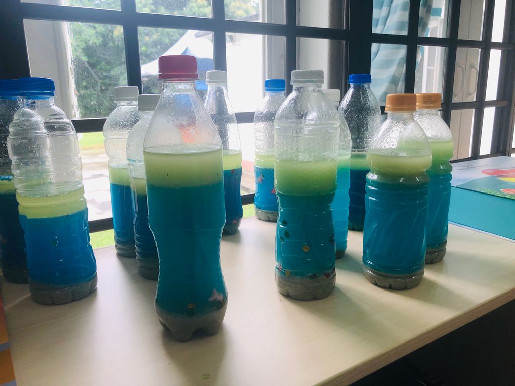 Water for you, me and the world! Ocean bottle activity and pond water lesson. — photo 2