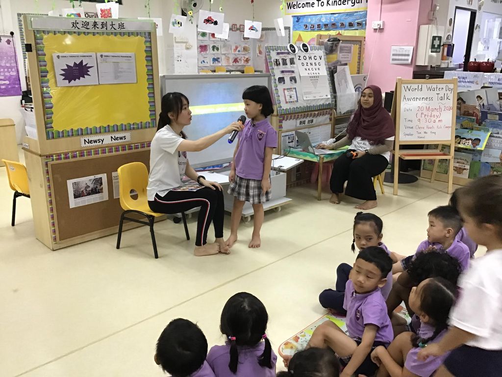 Cherie Hearts Kidz Campus @ Pasir Ris Elias Mall - Event : “World Water Day 2020” on 20 March 2020 (Friday) — photo 1