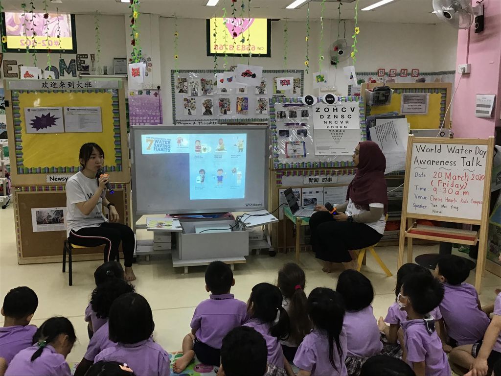 Cherie Hearts Kidz Campus @ Pasir Ris Elias Mall - Event : “World Water Day 2020” on 20 March 2020 (Friday) — photo 1