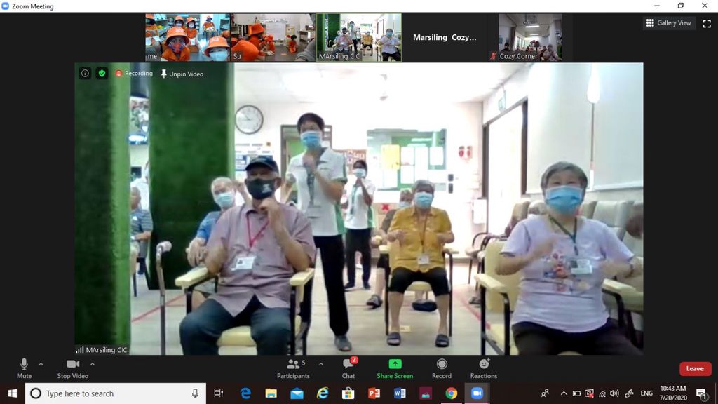 Virtual session with the Elderly — photo 3