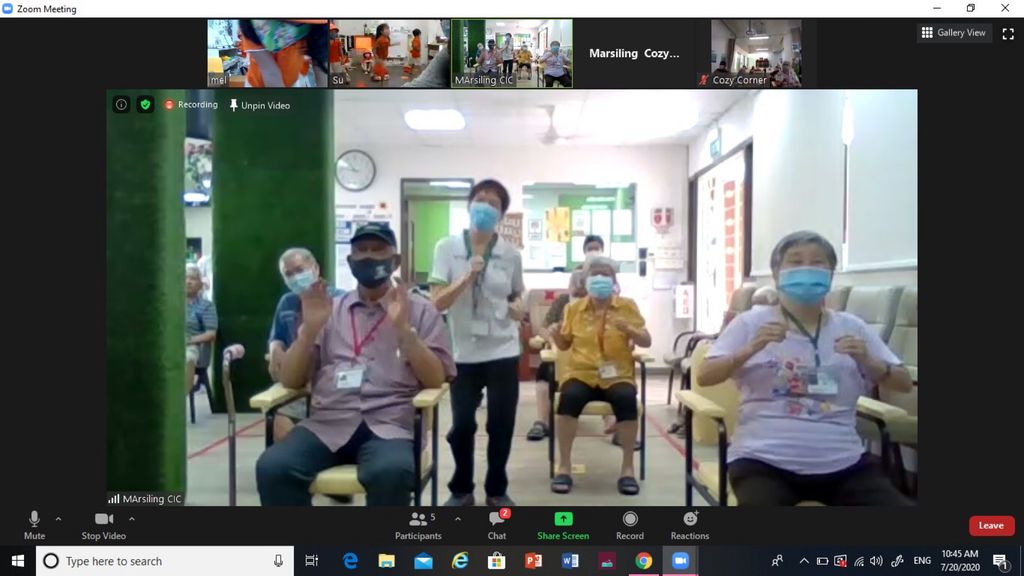 Virtual session with the Elderly — photo 6