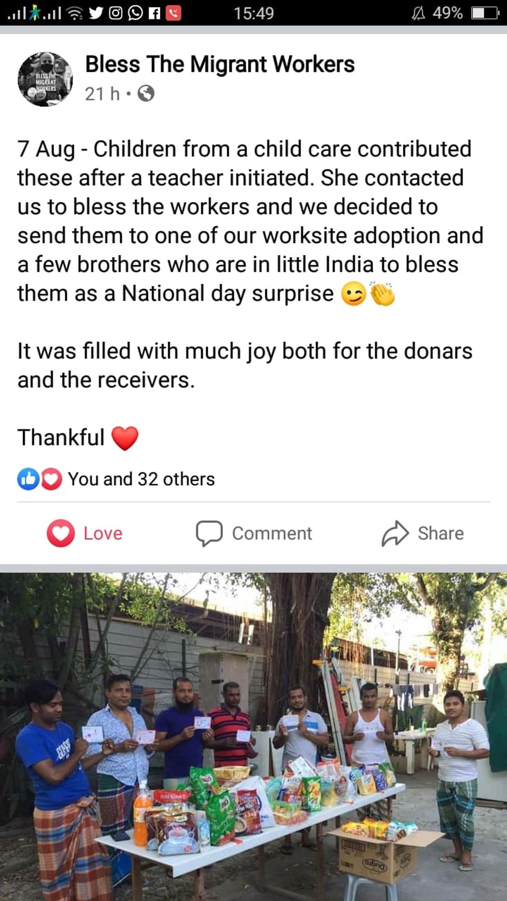 Kindness towards the foreign workers — photo 1
