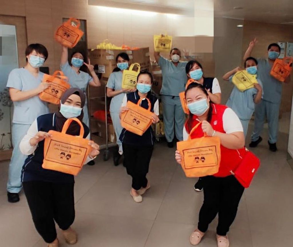 Donation of care packs for the frontliners