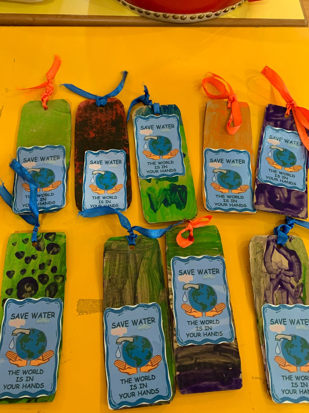 ‘Save Water’ Bookmark and ‘Save Earth’ Badge — photo 6