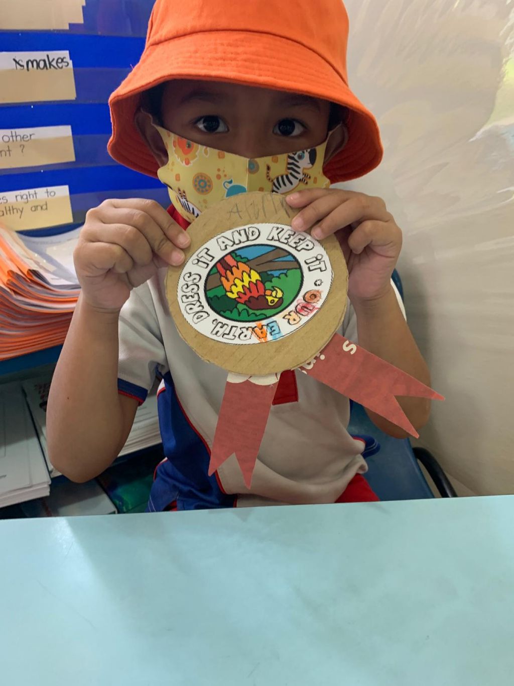‘Save Water’ Bookmark and ‘Save Earth’ Badge — photo 7