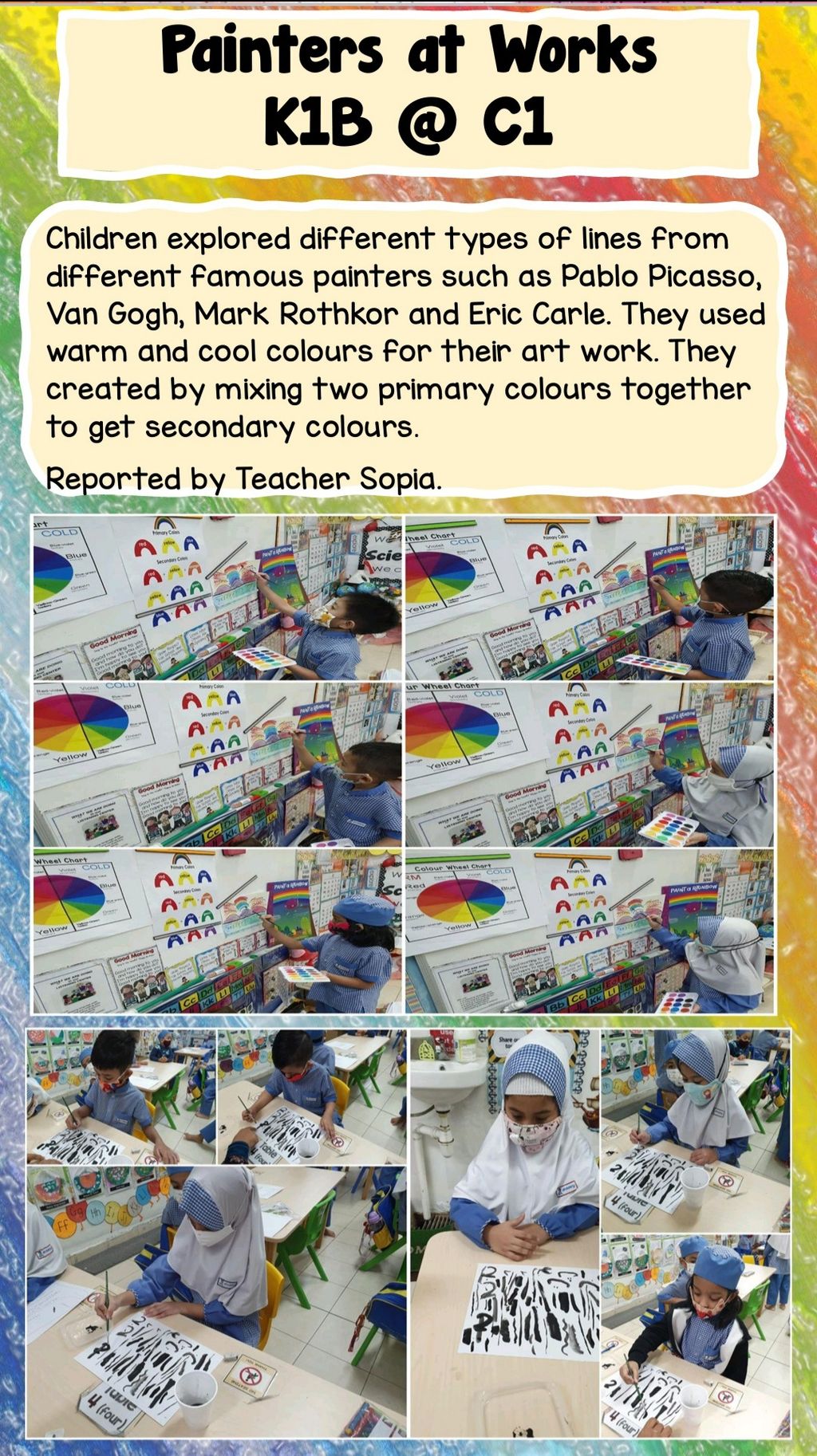 Little Painters at Work by K1B @ C1 Sengkang South