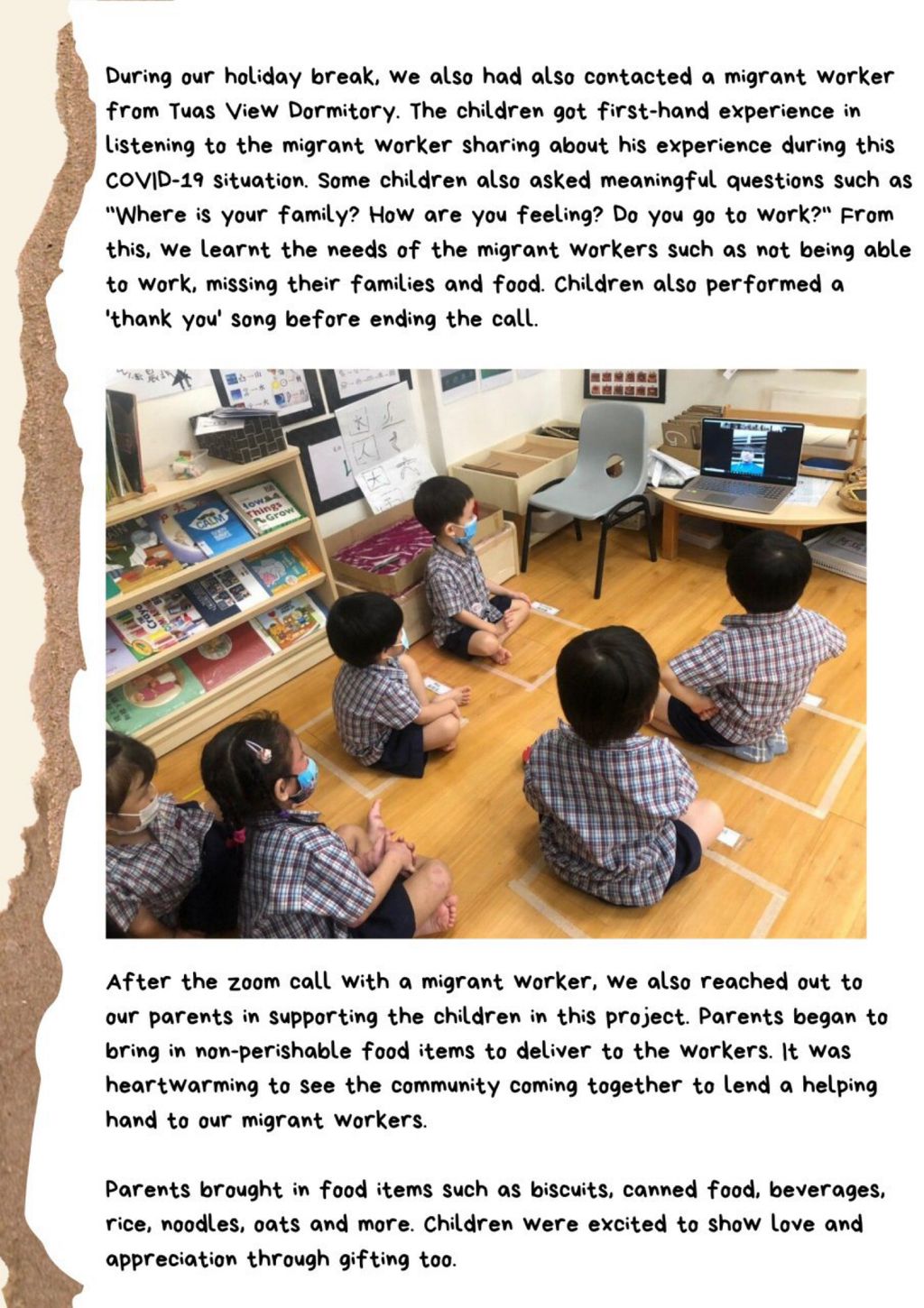 Love Safety Bubbles: Appreciating Our Migrant Workers (Zoom calls, Cards and Donations) — photo 2