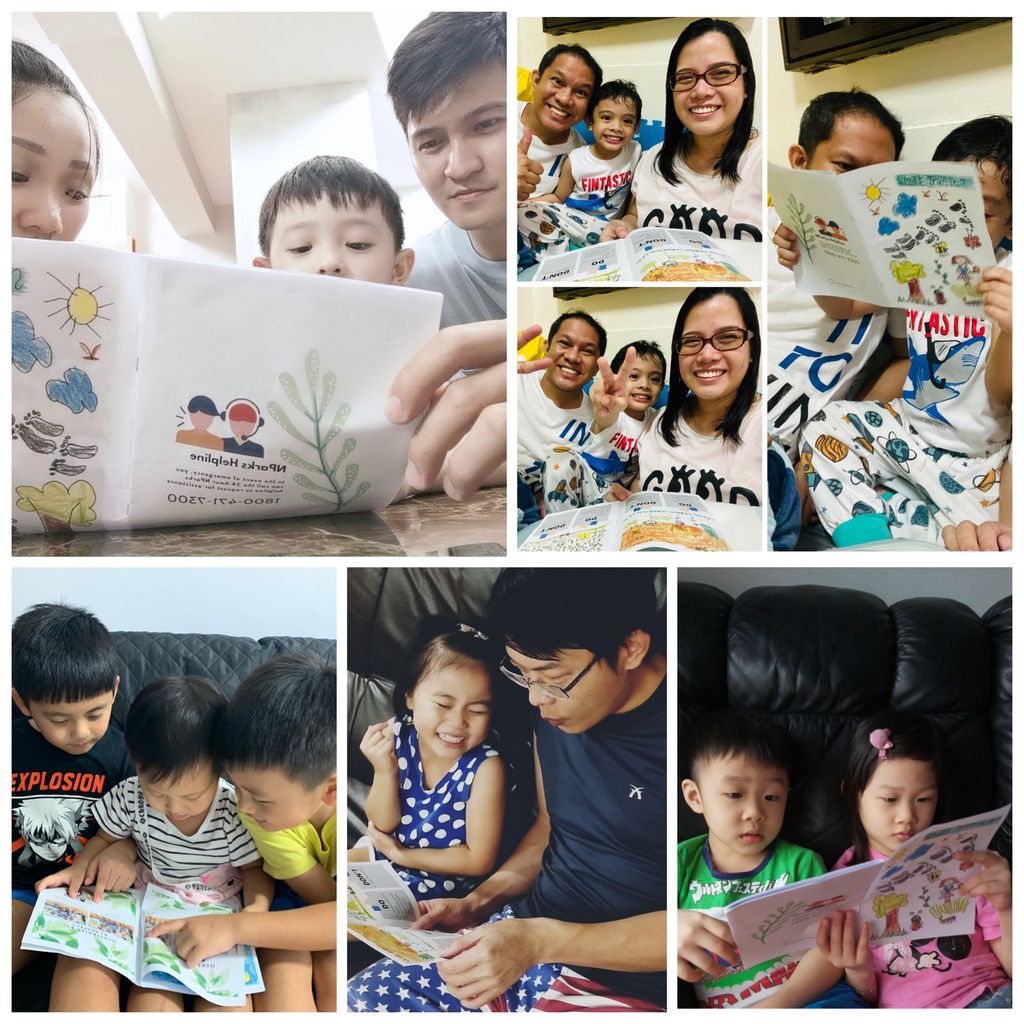 Sharing our booklet with my family!