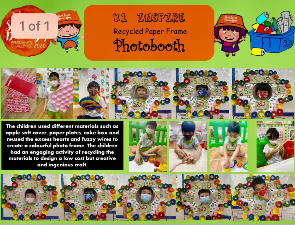 Upcycle cake box to Photobooth 1...2...3...Cheese!!